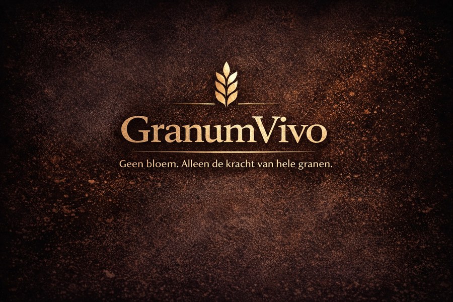 GranumVivo — logo met gouden tarwe
